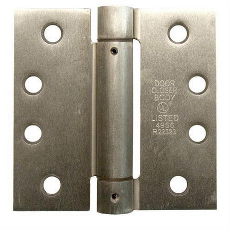 Orca Hardware SPR4040-26D 4" x 4" Steel Spring Hinge Satin Chrome