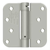 Orca Hardware SPR4058-26 4" x 4" x 5/8" Steel Spring Hinge Bright Polished Chrome