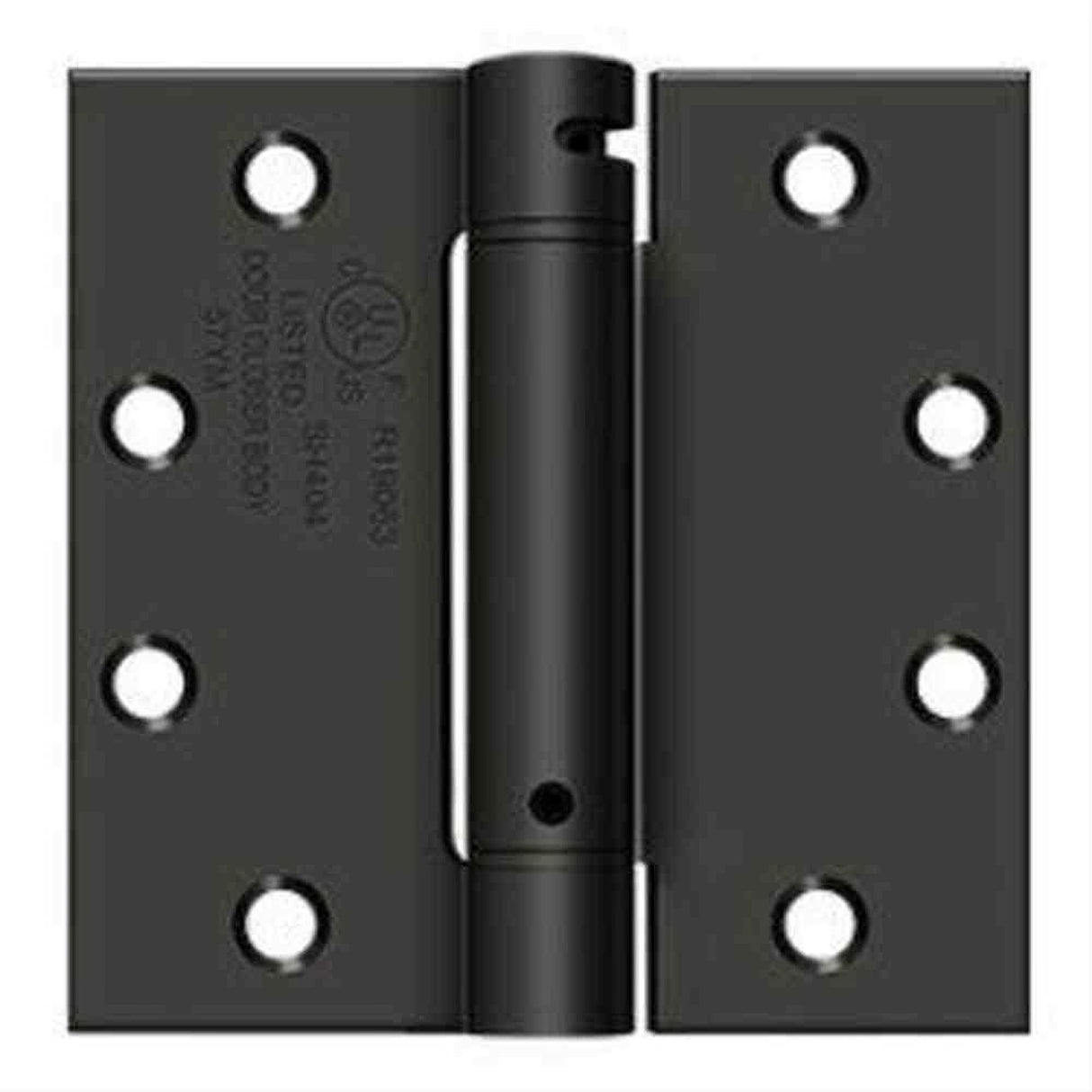 Orca Hardware SPR4545-ORB 4.5" x 4.5" Steel Spring Hinge Oil Rubbed Dark Bronze