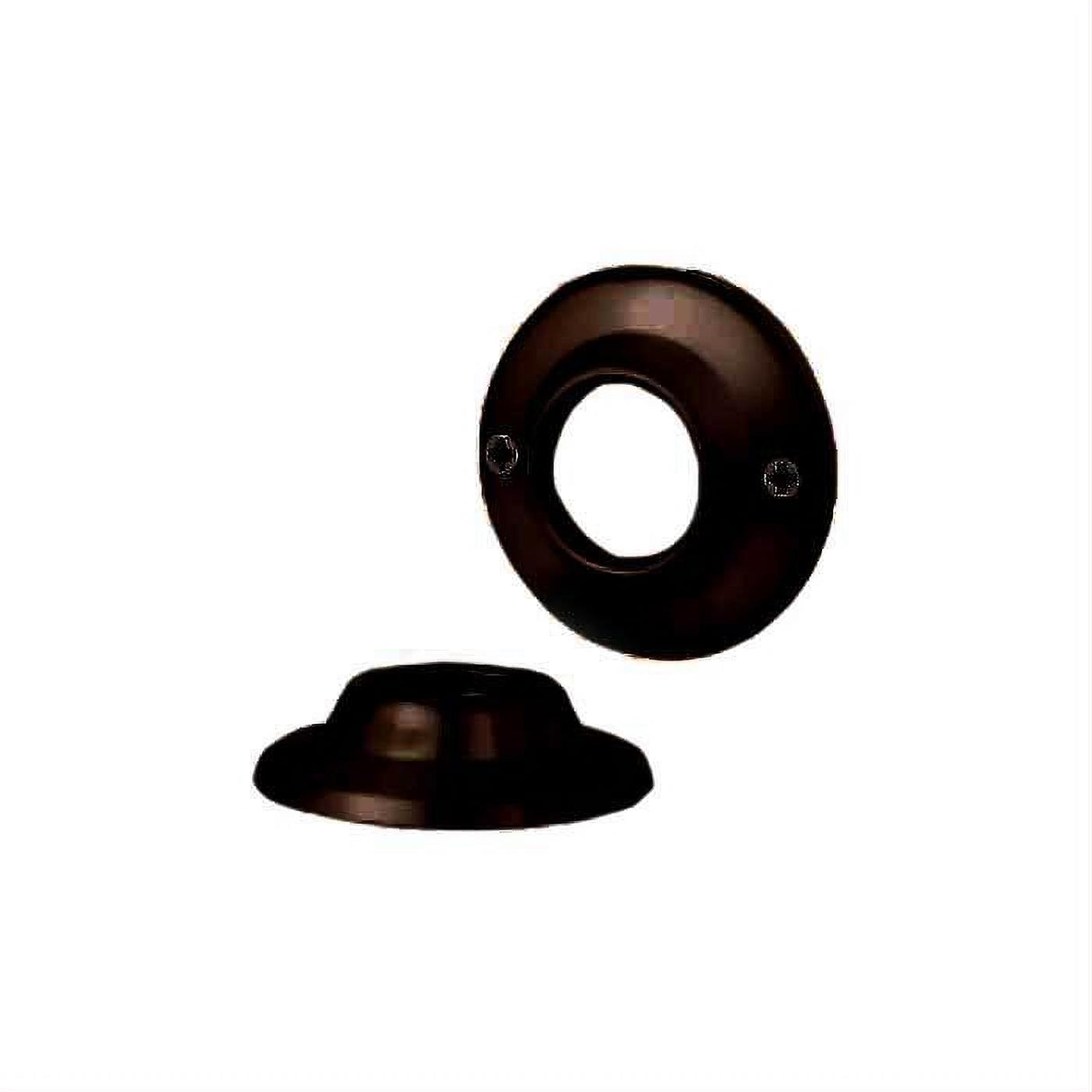 Orca Hardware SSRHES-ORB Straight Shower Curtain Rod Holder Oil Rubbed Dark Bronze