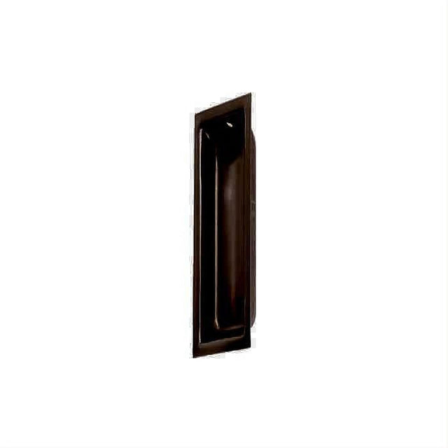 Orca Hardware TH-FPREC-10B Rectangular Flush Pull Oil Rubbed Dark Bronze