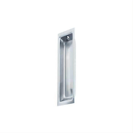 Orca Hardware TH-FPREC-26 Rectangular Flush Pull Bright Polished Chrome