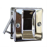 Orca Hardware TH-SQPK-V-15 Privacy Pocket Door Lock Satin Nickel