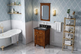 Jeffrey Alexander Chatham 24" Chocolate Single Sink Bathroom Vanity with Black Granite Top - 8 in. Widespread Faucet Top product image 7