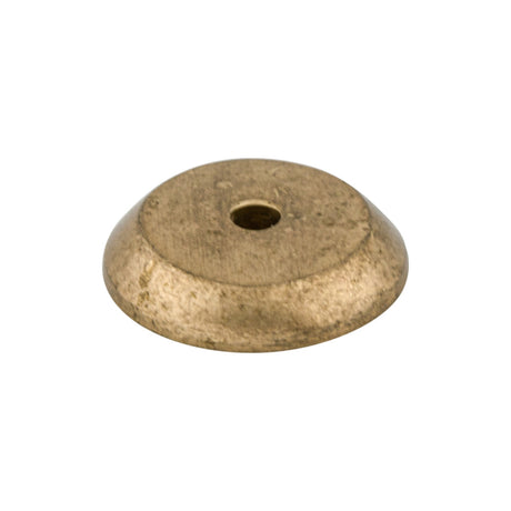 Top Knobs M1456 Aspen Round Knob Backplate Light Bronze