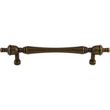 Top Knobs M822-7 Somerset Finial 7" Center to Center Bar Pull German Bronze
