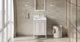 Jeffrey Alexander Percival 24" White Single Sink Bathroom Vanity with White Quartz Top - 8 in. Widespread Faucet Top - VKITPER24WHWQR1 product image 6