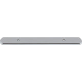 Top Knobs TK3271PC Wescott 3 3/4" Center to Center Pull Backplate Polished Chrome