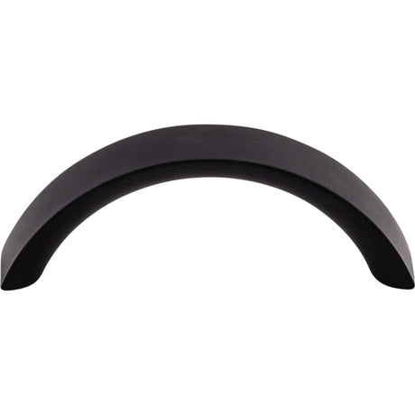Top Knobs M1744 Crescent 3" Center to Center Bar Pull Flat Black