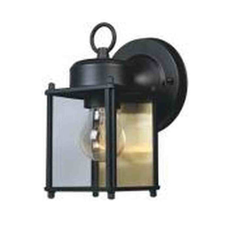 Designers Fountain 1161-BK black wall lantern