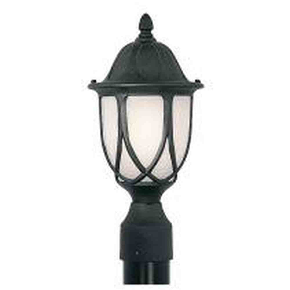Designers Fountain 2866-BK black post lantern