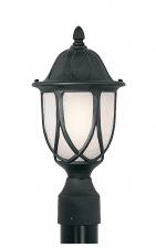 Designers Fountain 2866-BK black post lantern