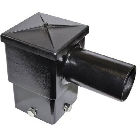 Dabmar Lighting P-BRK-ST7525-1/T-B black post mount with horizontal arm