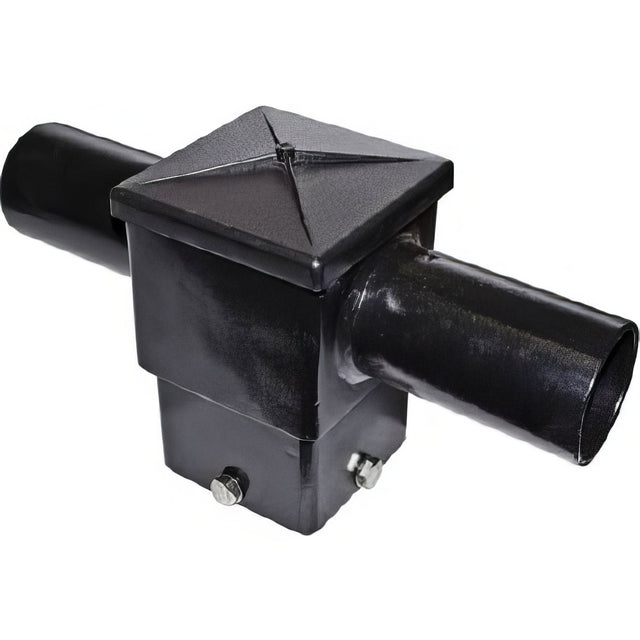Dabmar Lighting P-BRK-ST7525-2/T-B black post mount with horizontal arm