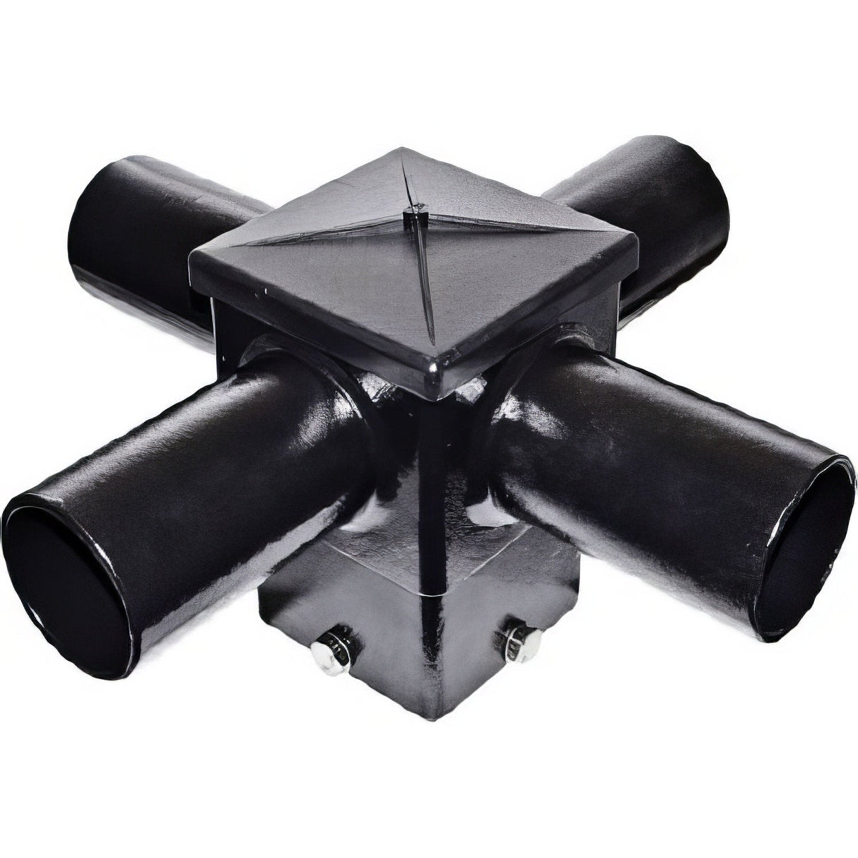Dabmar Lighting P-BRK-ST7525-4/L-B black post mount with horizontal arm