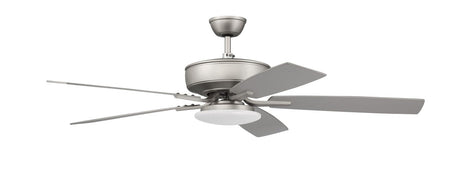 Craftmade P112BN5-52BNGW brushed satin nickel ceiling fan blades included