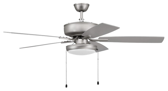 Craftmade P119BN5-52BNGW brushed satin nickel ceiling fan blades included
