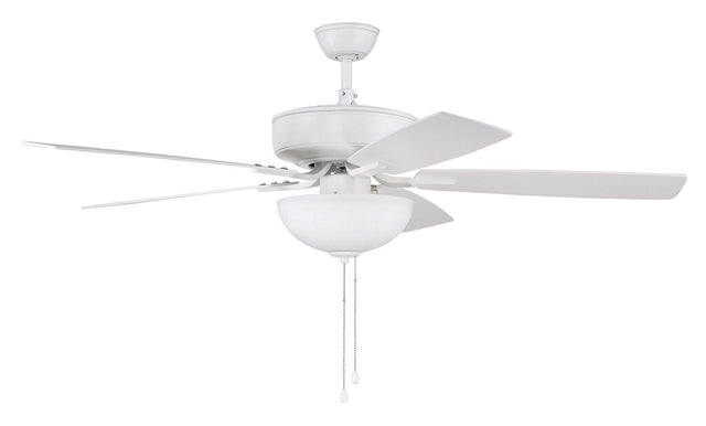 Craftmade P211W5-52WWOK white ceiling fan blades included