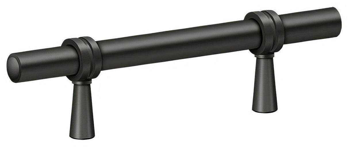 Deltana P310U10B adjustable bar pull in satin nickel, additional view