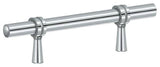 Deltana P310U26D adjustable bar pull in satin stainless, additional view