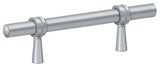 Deltana P310U26D satin chrome adjustable bar pull