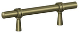 Deltana P310U5 antique brass adjustable bar pull