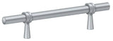 Deltana P311U26D satin chrome adjustable bar pull