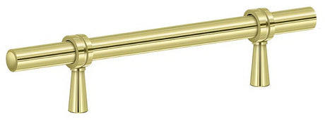 Deltana P311U3 polished brass adjustable bar pull