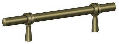 Deltana P311U5 antique brass adjustable bar pull