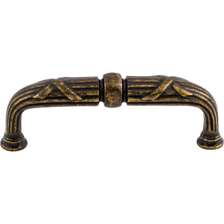 Top Knobs M936 Ribbon & Reed 3 3/4" Center to Center Bar Pull German Bronze