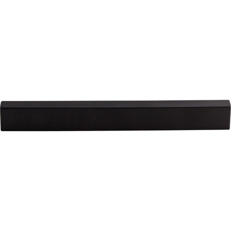 Top Knobs TK277BLK Modern Metro 8" Center to Center Finger Pull Flat Black