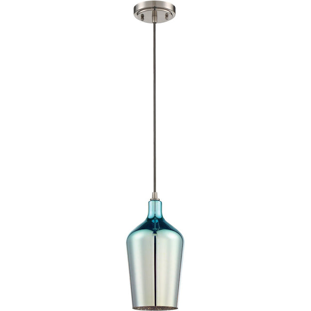 Craftmade P720BNK1 brushed polished nickel mini pendant