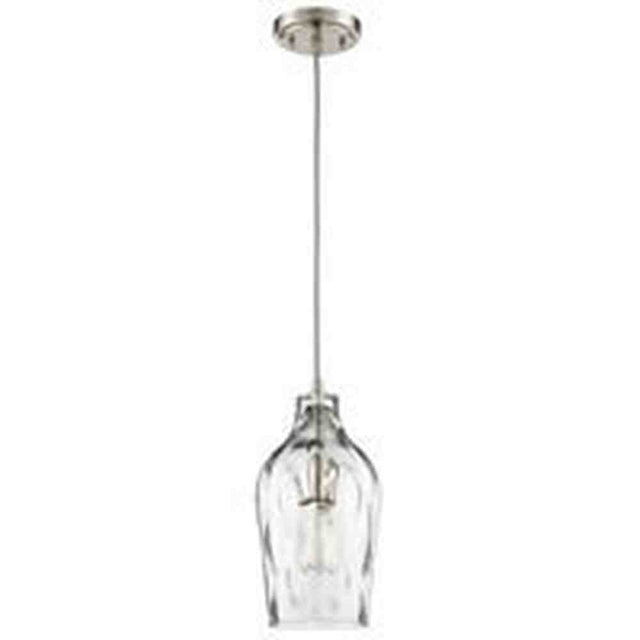 Craftmade P725BNK1 brushed polished nickel mini pendant