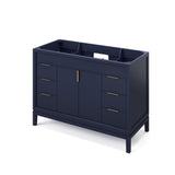 Jeffrey Alexander Theodora 48" Grey Single Sink Bathroom Vanity with Calacatta Vienna Quartz Top - 8 in. Widespread Faucet Top product image 3