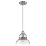 Craftmade P960BNK1 brushed polished nickel mini pendant