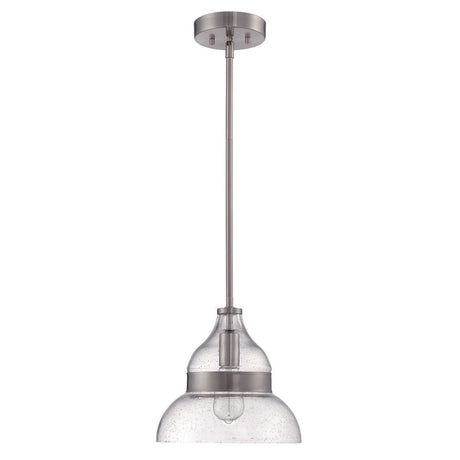 Craftmade P960BNK1 brushed polished nickel mini pendant