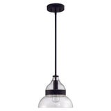 Craftmade P960FB1 flat black mini pendant