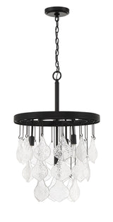 Craftmade P980FB4 flat black pendant