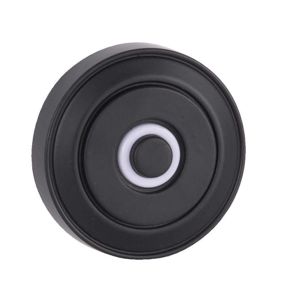 Craftmade PB5003-FB flat black lighted push button