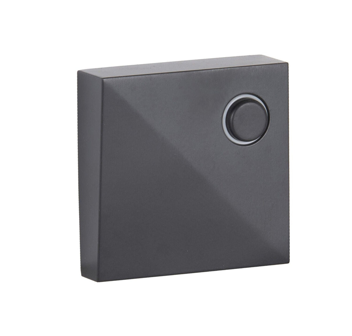 Craftmade PB5009-FB Surface Mount LED Lighted Push Button Doorbell Flat Black