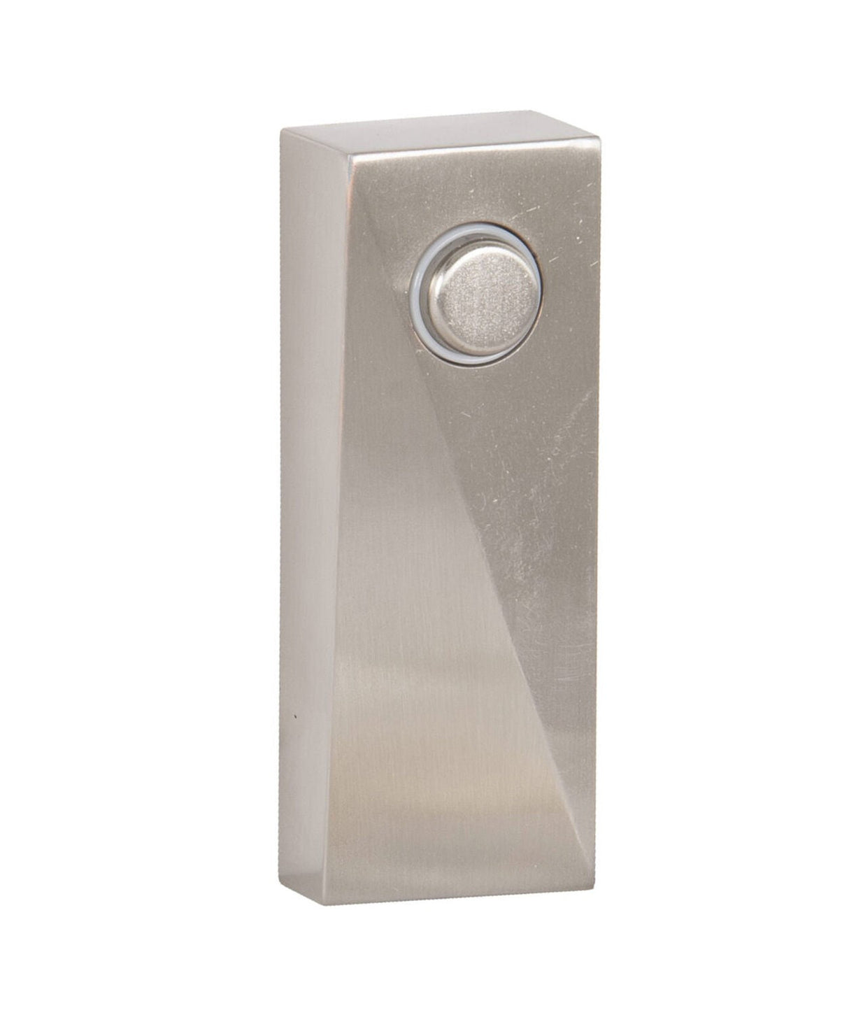 Craftmade PB5010-BNK Surface Mount LED Lighted Push Button Doorbell Brushed Polished Nickel