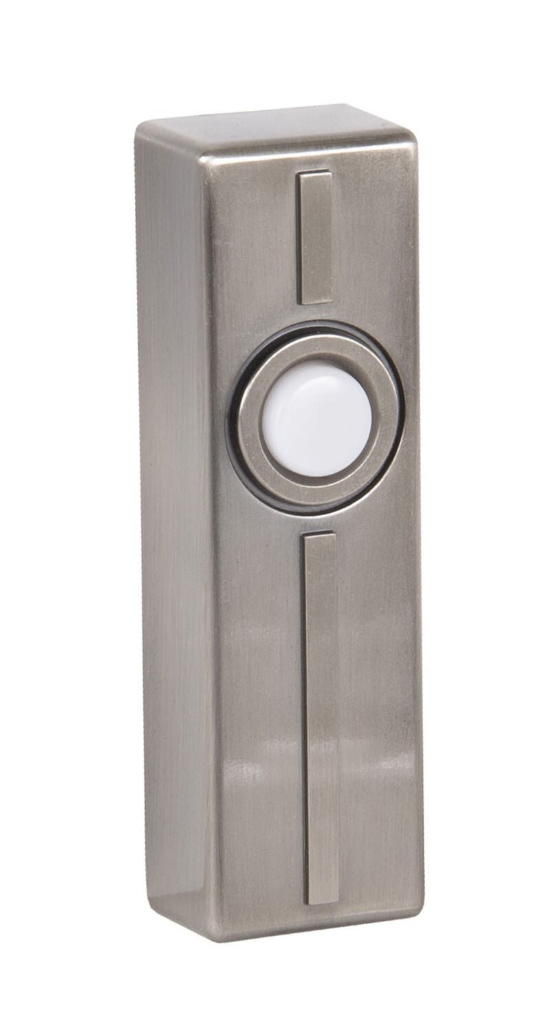 Craftmade PB5013-AN Surface Mount LED Lighted Push Button Doorbell Antique Nickel