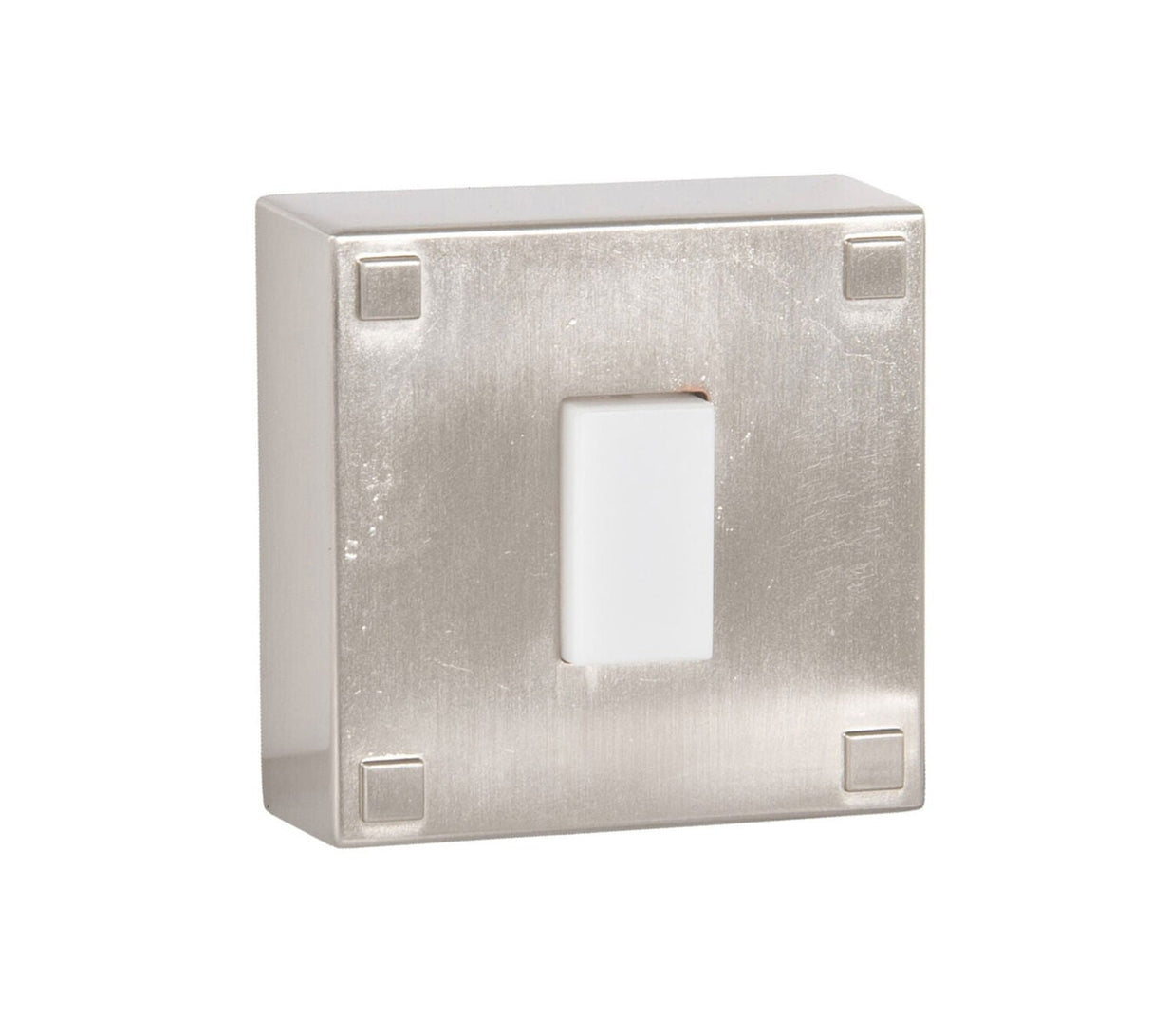 Craftmade PB5015-BNK Surface Mount LED Lighted Push Button Doorbell Brushed Polished Nickel