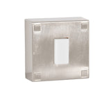 Craftmade PB5015-BNK Surface Mount LED Lighted Push Button Doorbell Brushed Polished Nickel