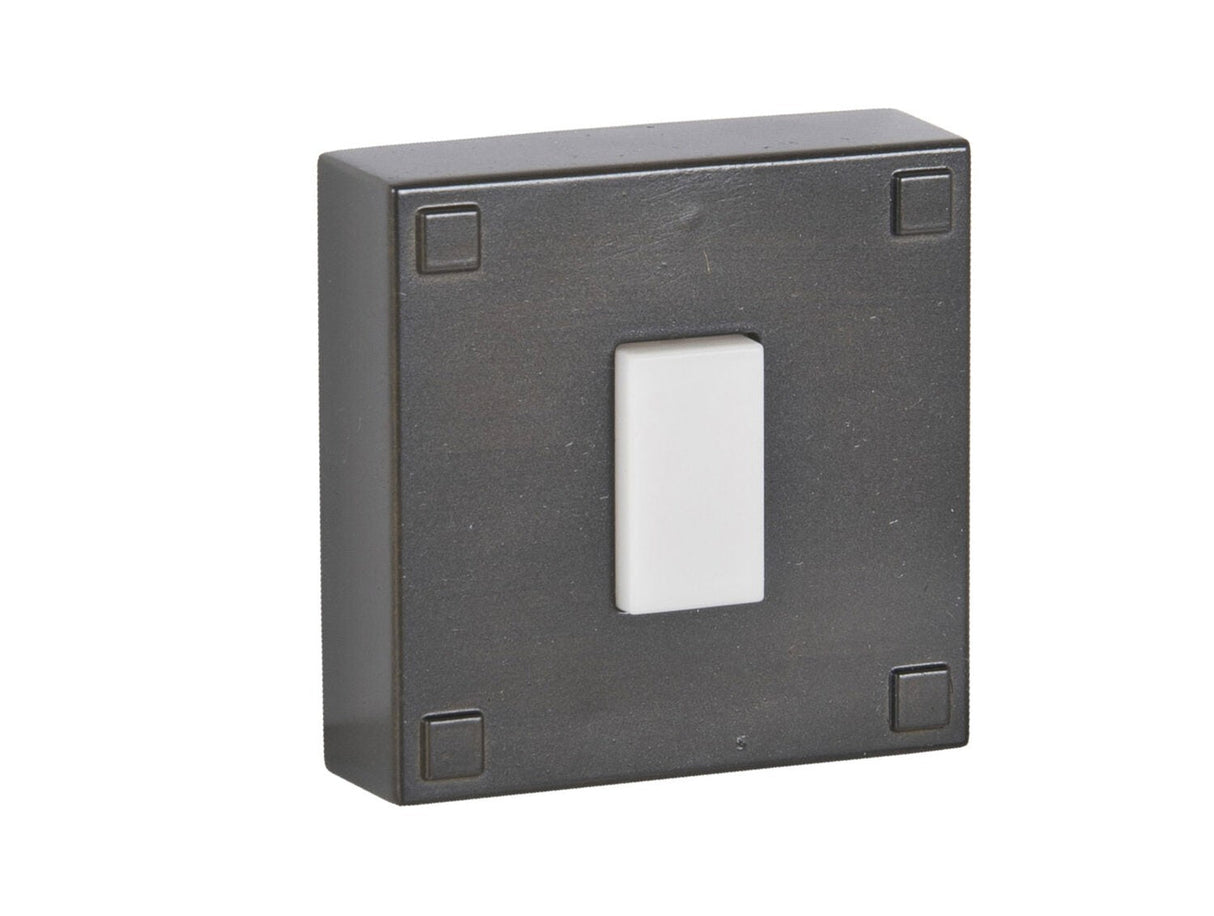 Craftmade PB5015-BZ Surface Mount LED Lighted Push Button Doorbell Bronze