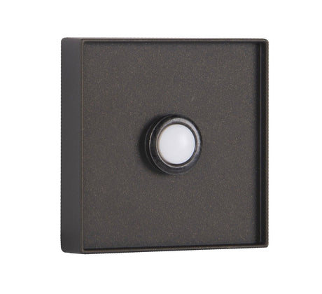 Craftmade PB5016-ESP Recessed Mount LED Lighted Push Button Doorbell Espresso