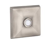 Craftmade PB5017-PT Surface Mount LED Lighted Push Button Doorbell Pewter