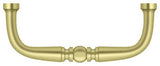 Deltana PCT300U3 polished brass cabinet pull