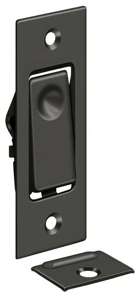 Deltana PDB42U10B pocket door jamb bolt in satin stainless, additional view