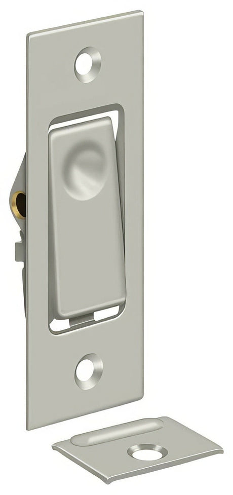 Deltana PDB42U15A pocket door jamb bolt in satin stainless, additional view